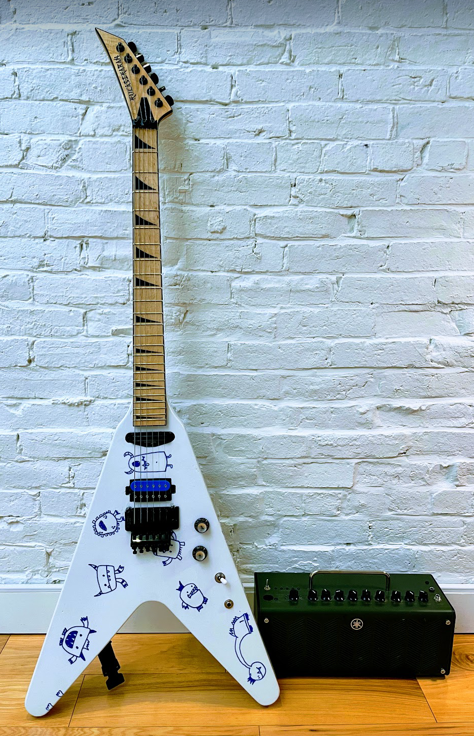 The Kulasekaran KN-001 Flying-V Electric Guitar